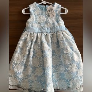 Girls dress baby blue